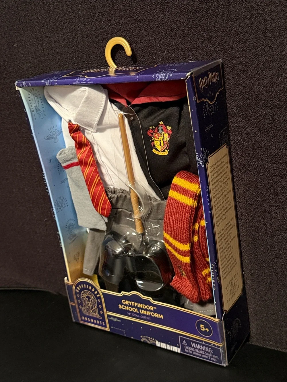 Harry Potter Gryffindor Hogwarts 18” Doll School Uniform Outfit